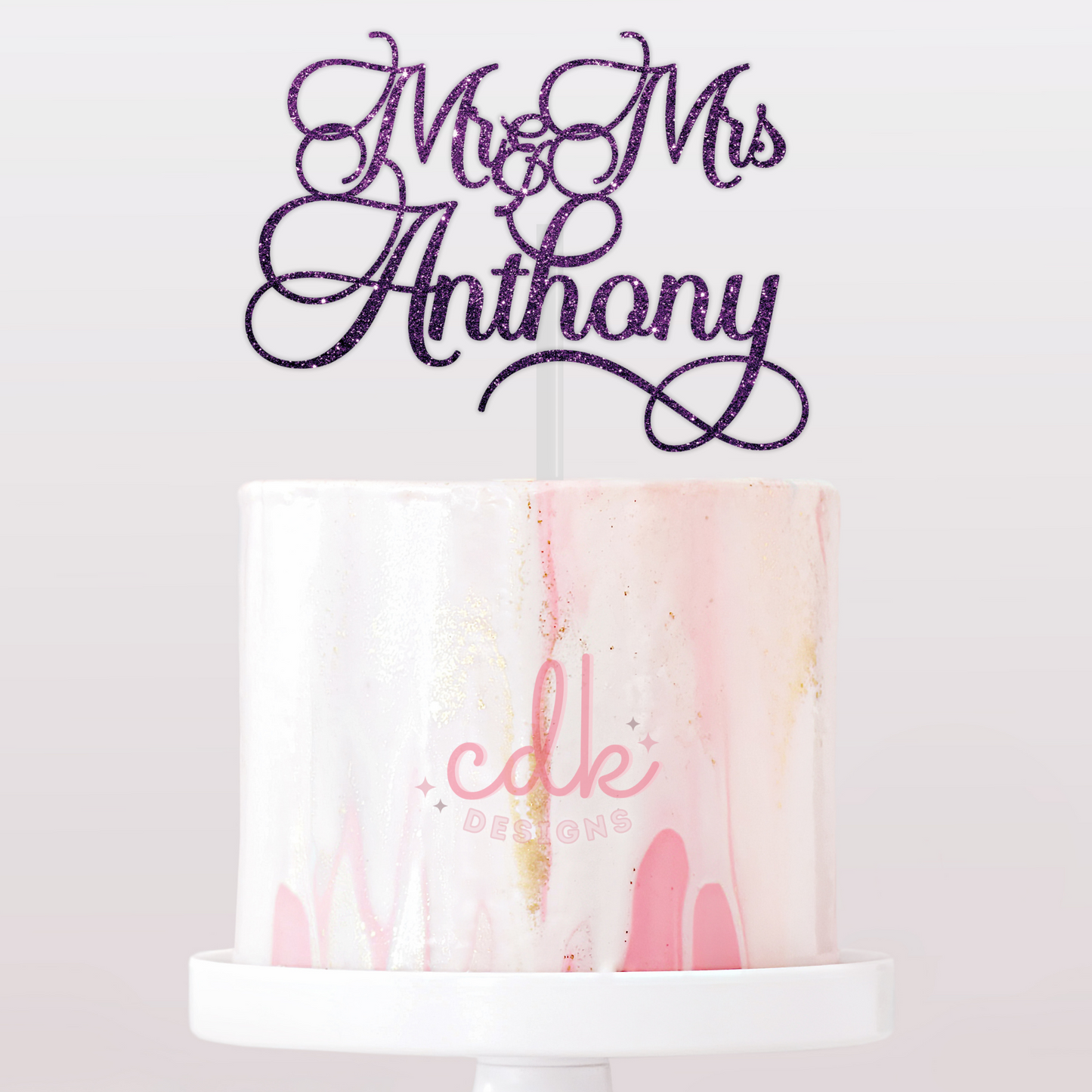 Personalised Wedding Cake Topper