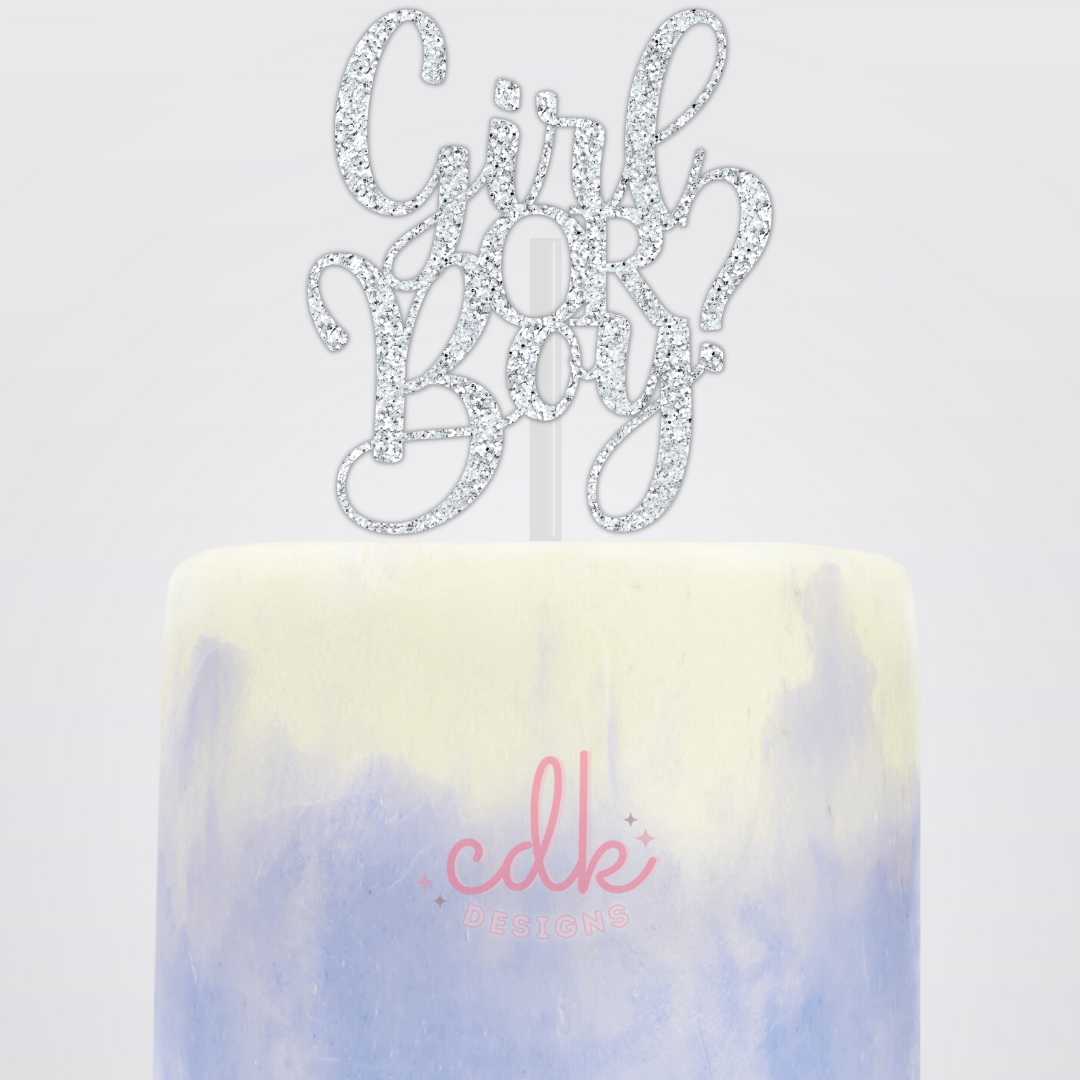 Baby Shower Cake Topper