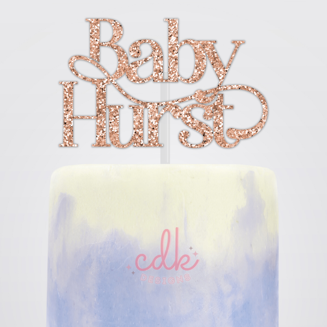 Personalised Baby Shower Cake Topper