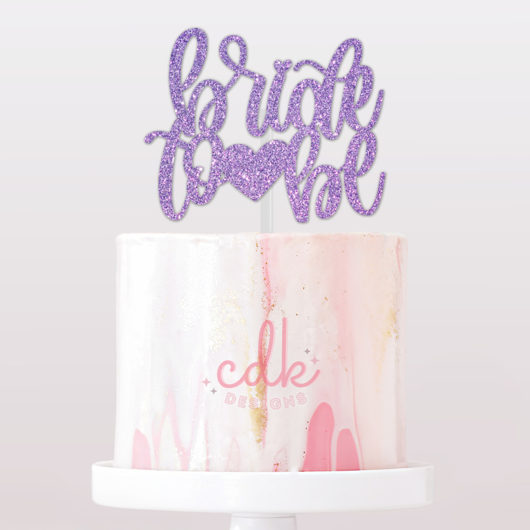 Bride to be - Engagement Cake Topper