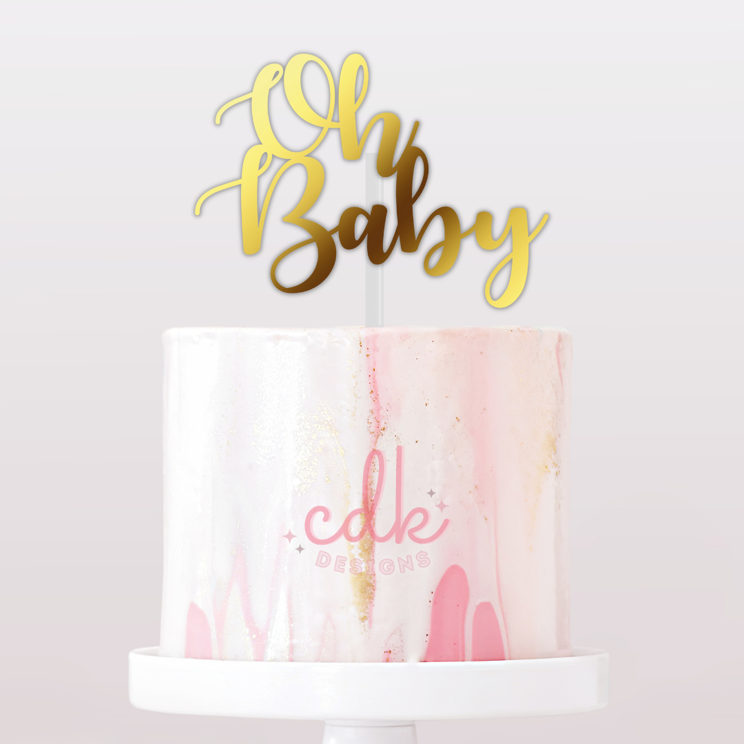 Baby Shower Cake Topper