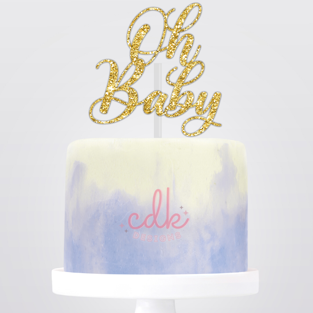 Baby Shower Cake Topper