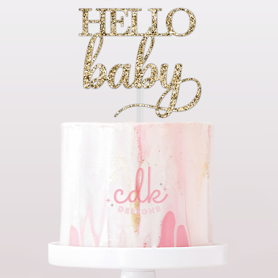 Baby Shower Cake Topper