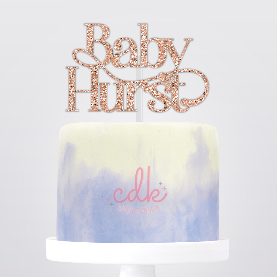 Personalised Baby Shower Cake Topper