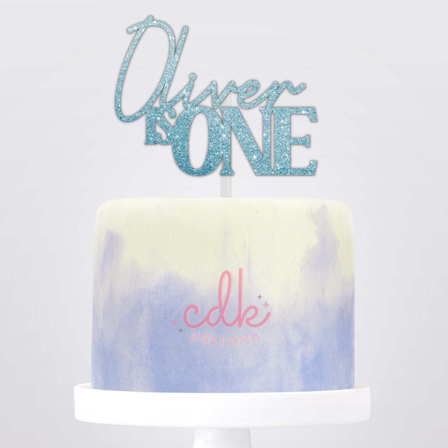 Personalised Happy Birthday Cake Topper