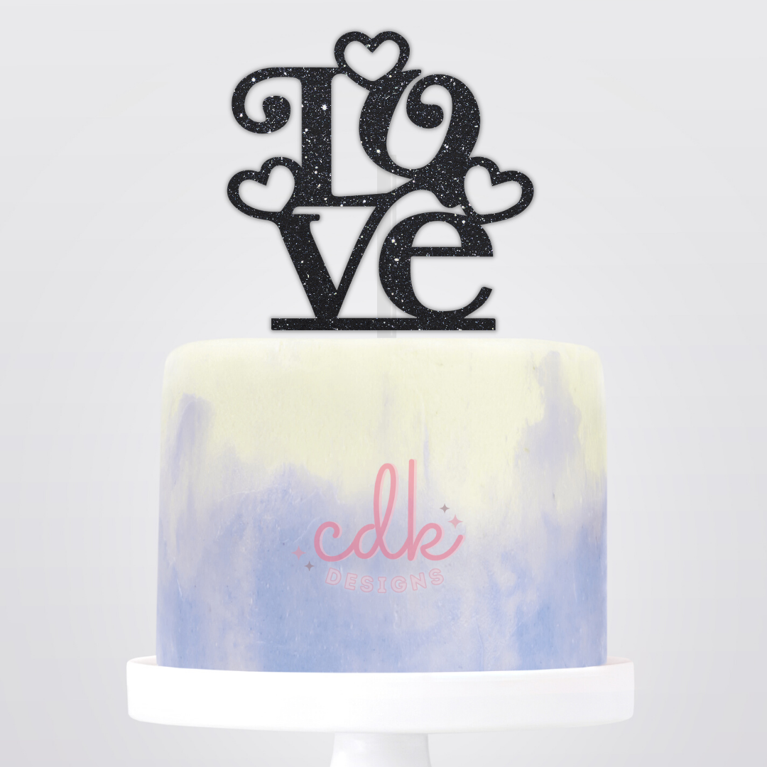 Love - Wedding/Engagement Cake Topper