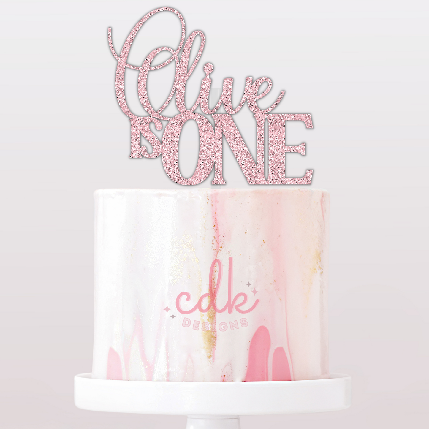 Personalised Happy Birthday Cake Topper