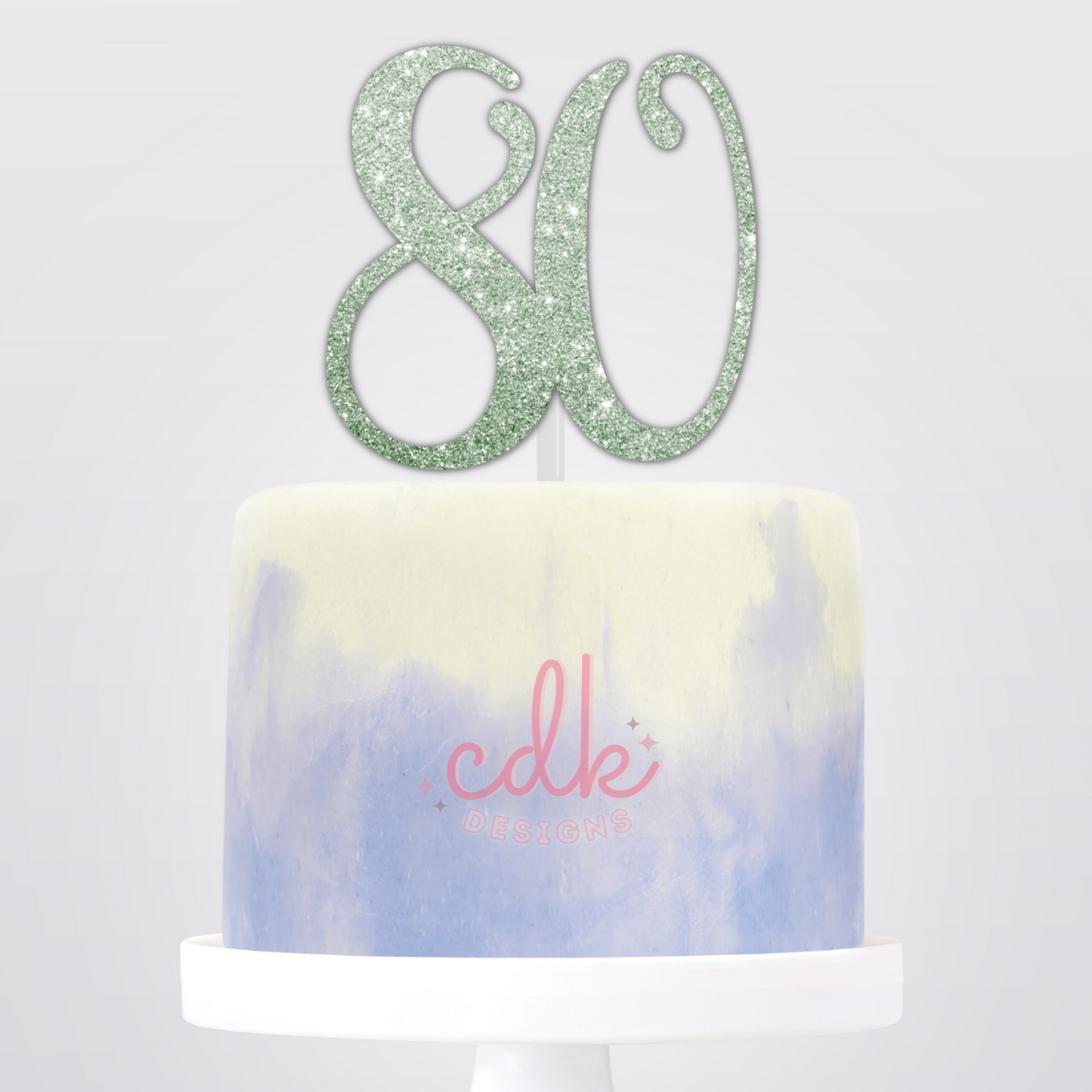 Number Cake Topper