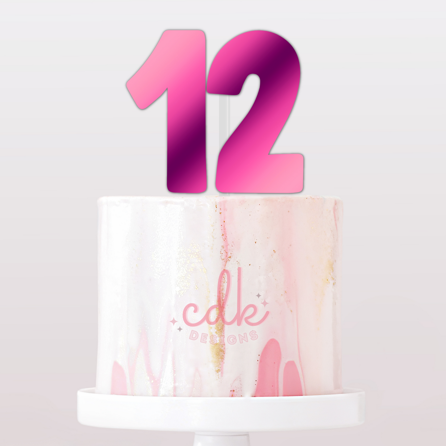 Number Cake Topper