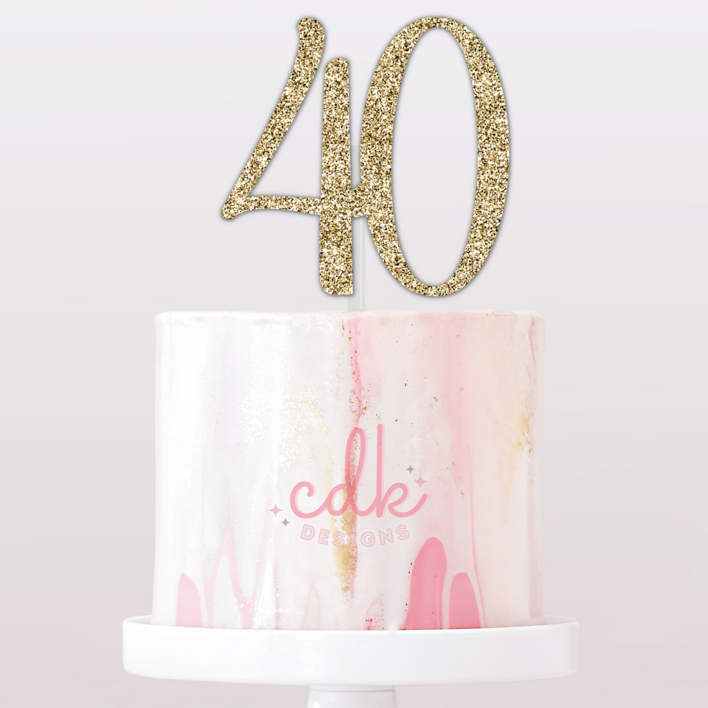Number Cake Topper