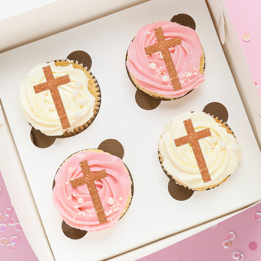 Christening Cupcake Topper