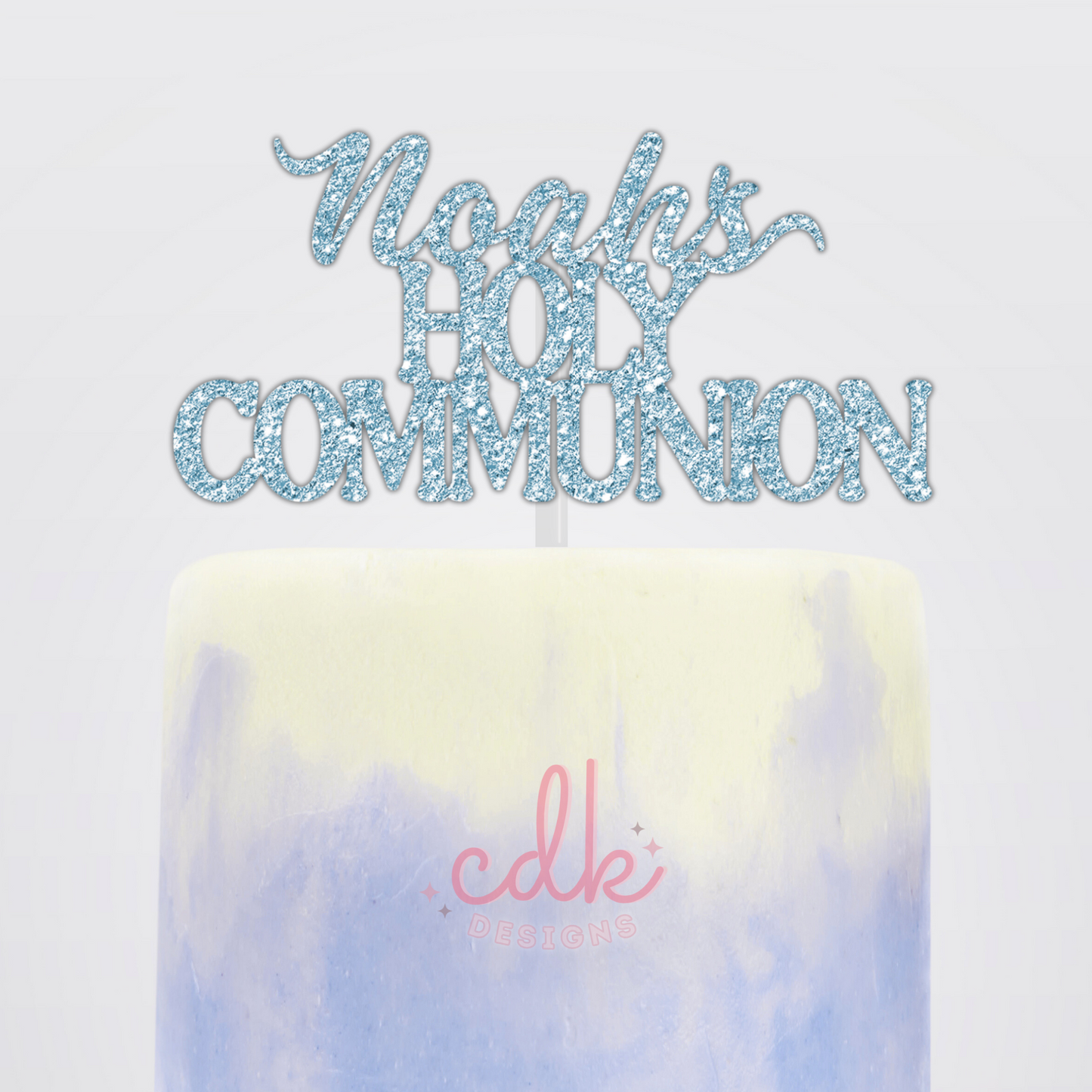 Personalised Christening Cake Topper