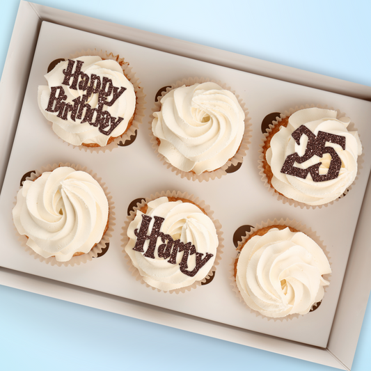 Personalised Birthday Cupcake Topper