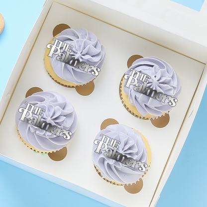 Wedding & Engagement Cupcake Topper