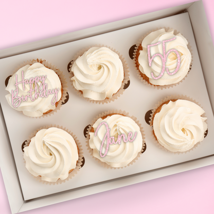 Personalised Birthday Cupcake Topper