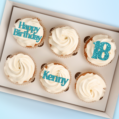 Personalised Birthday Cupcake Topper