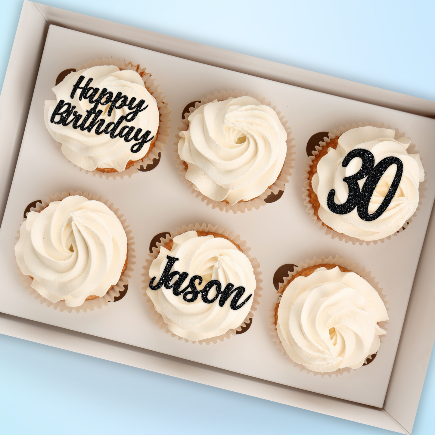 Personalised Birthday Cupcake Topper