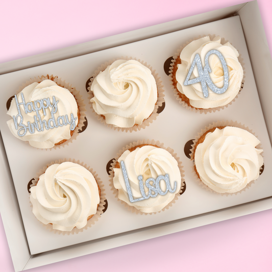 Personalised Birthday Cupcake Topper