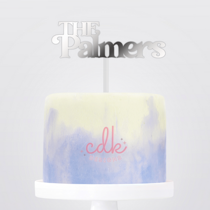 Personalised Wedding Cake Topper