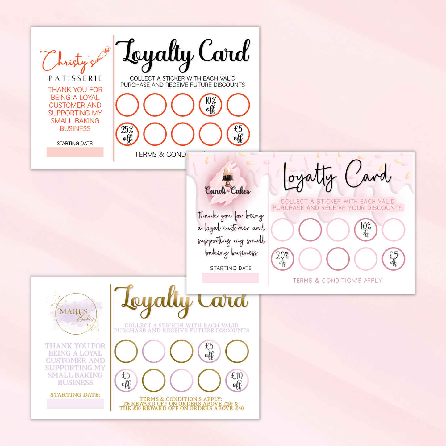 Gloss Loyalty Cards