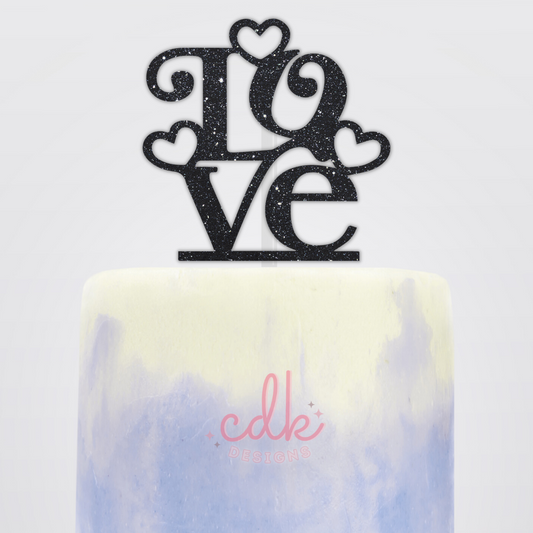 Love - Wedding/Engagement Cake Topper