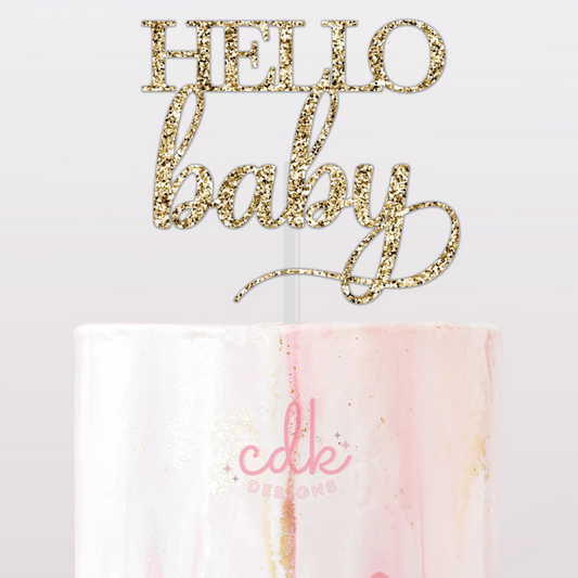 Baby Shower Cake Topper