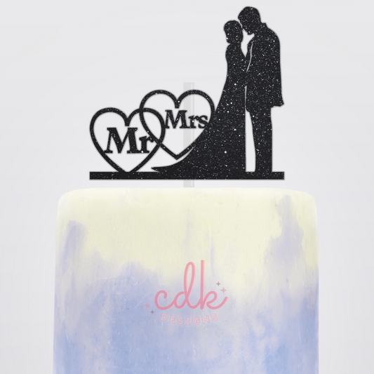 Mr and Mrs Figurines - Wedding Cake Topper