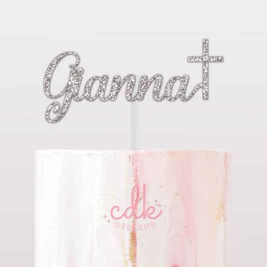 Personalised Christening Cake Topper