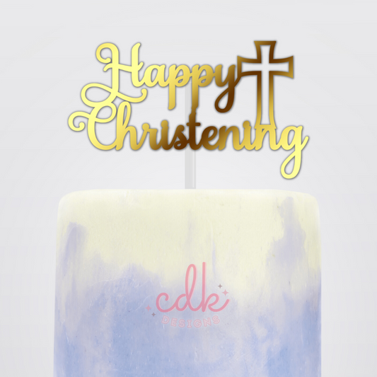 Christening Cake Topper