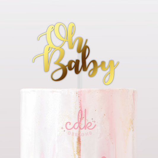 Baby Shower Cake Topper