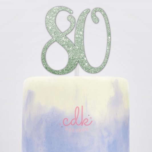 Number Cake Topper