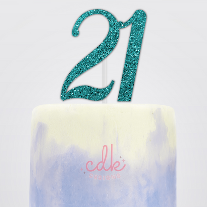 Number Cake Topper