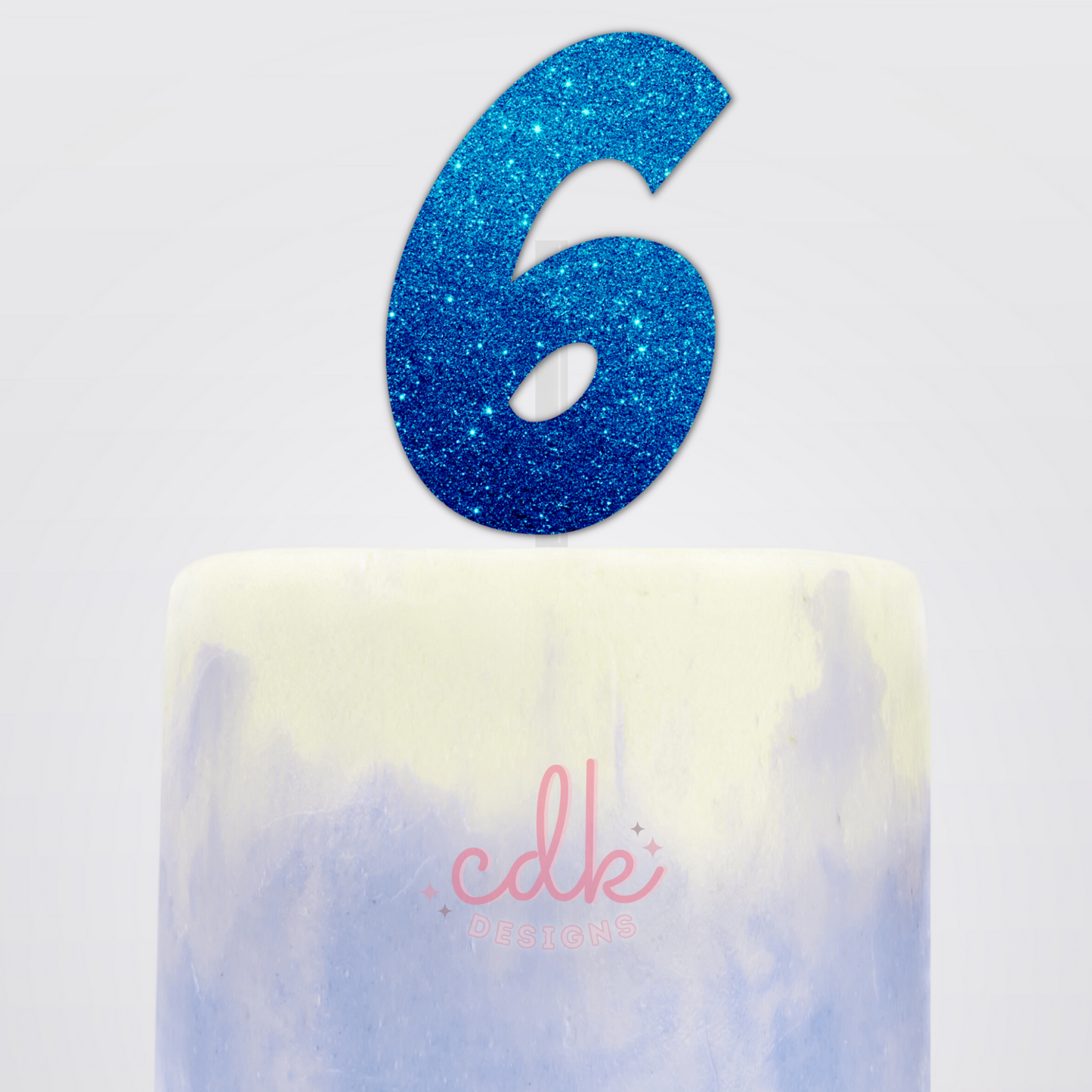 Number Cake Topper