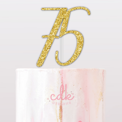 Number Cake Topper