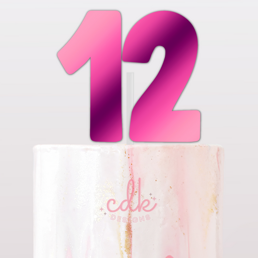Number Cake Topper