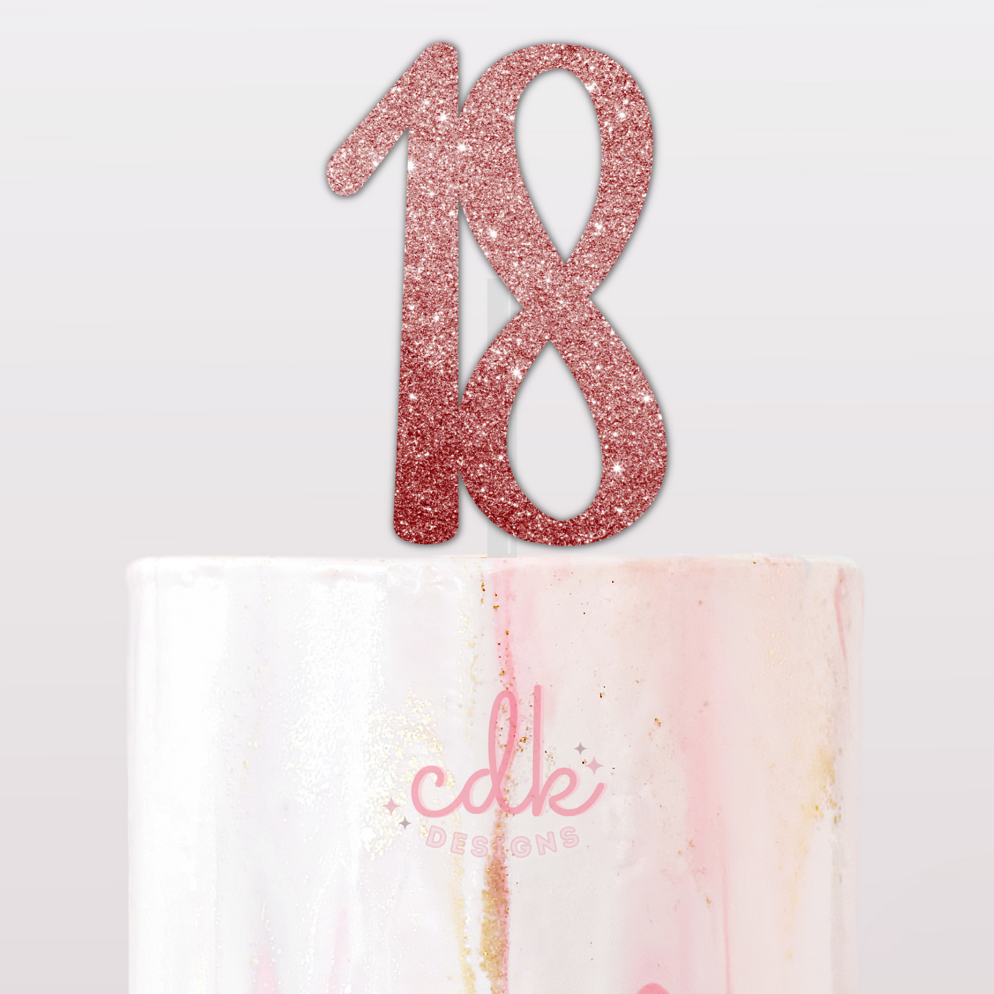 Number Cake Topper