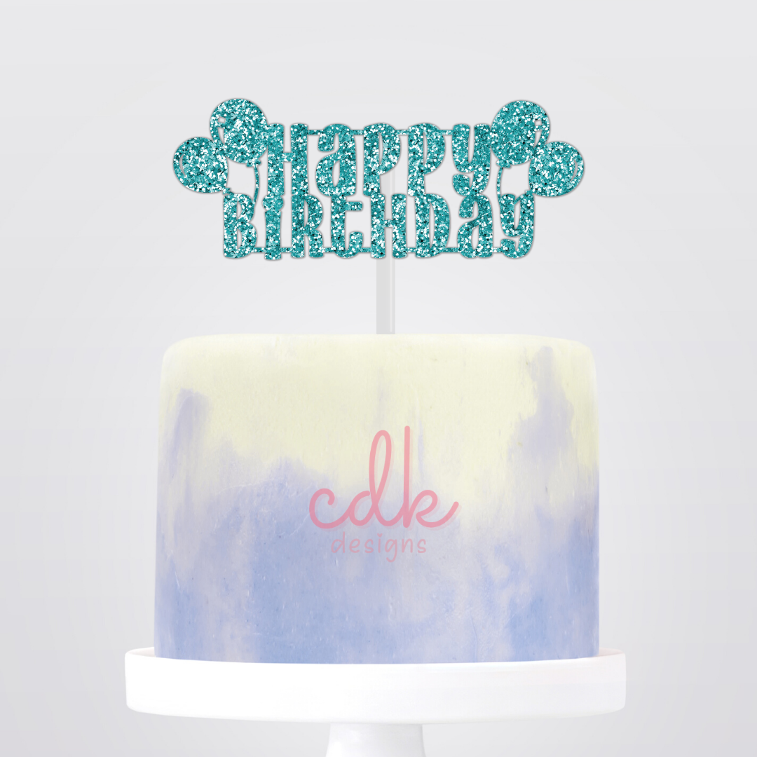 Happy Birthday Cake Topper