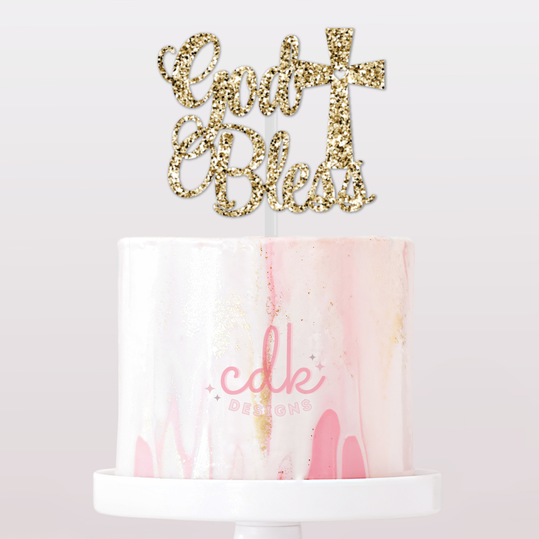 Christening Cake Topper