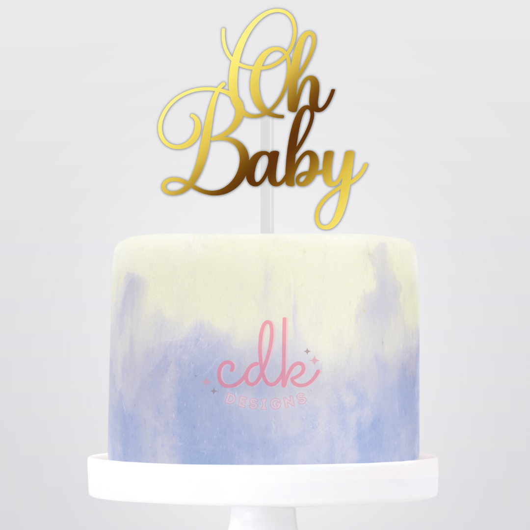 Baby Shower Cake Topper