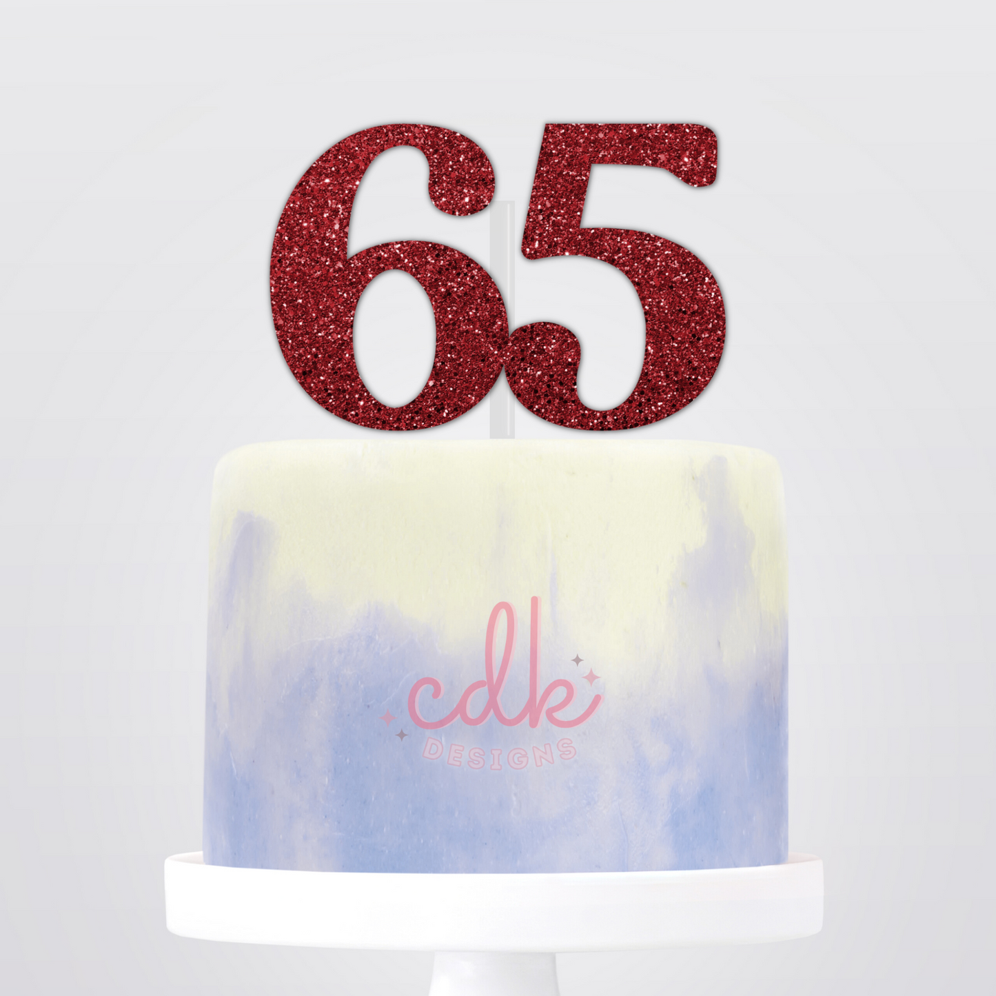 Number Cake Topper