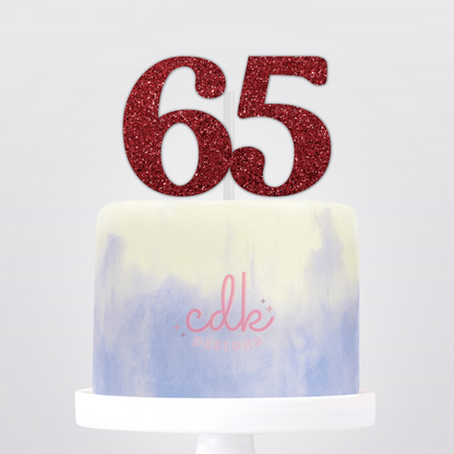 Number Cake Topper