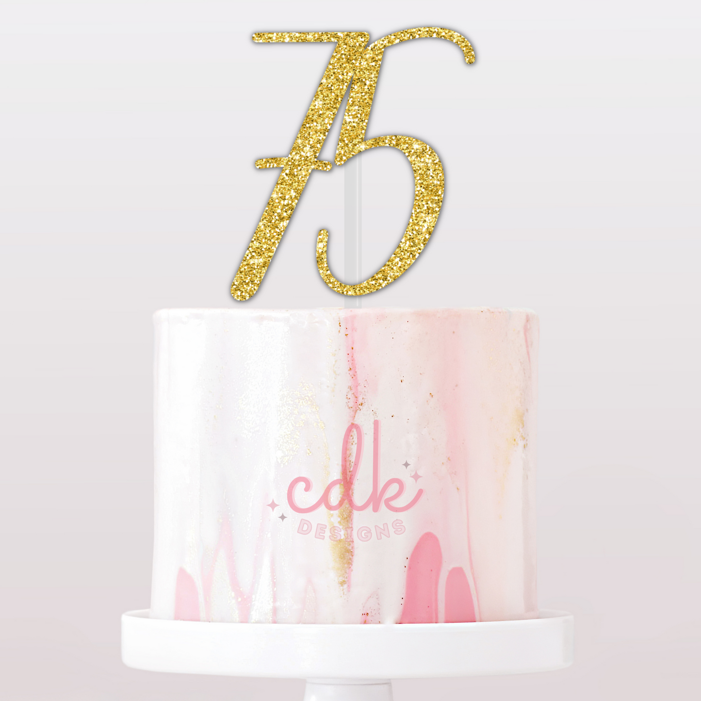 Number Cake Topper