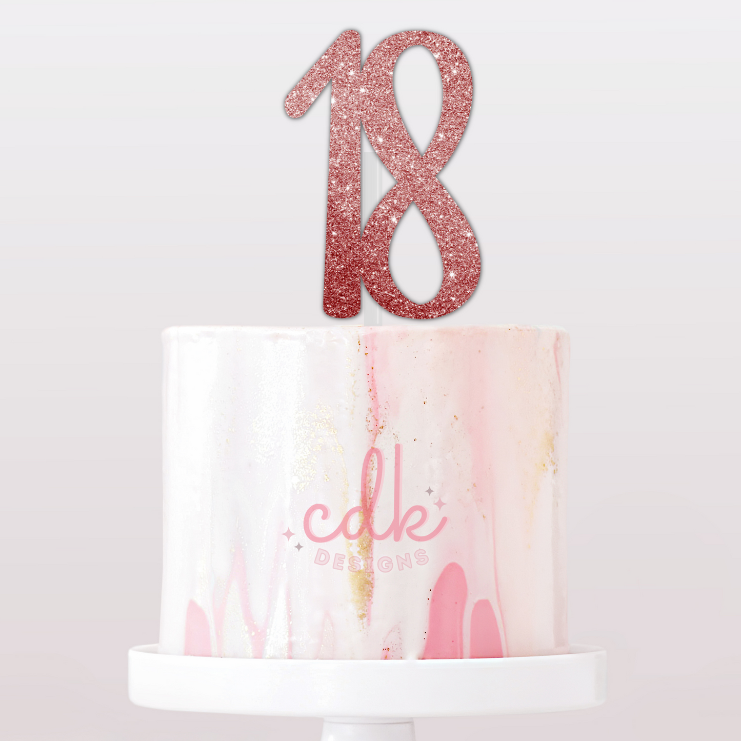 Number Cake Topper